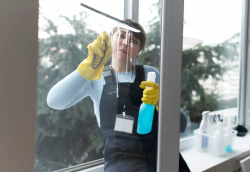 Nettoyage de vitres intérieures et extérieures aux Églisottes-et-Chalaures